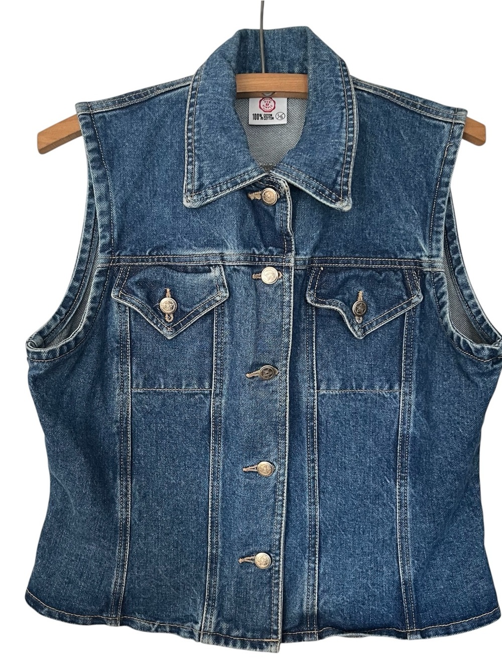 Vintage Western Denim Vest